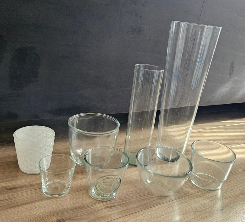 Diverse glazen vazen, gratis op te halen, Huis en Inrichting, Woonaccessoires | Vazen, Ophalen, Overige kleuren, Glas