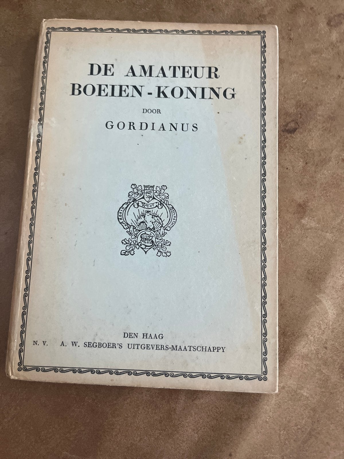 De Amateur Boeien-Koning - Gordianus Houdini kunsten, Ophalen of Verzenden, Gelezen, Nederland