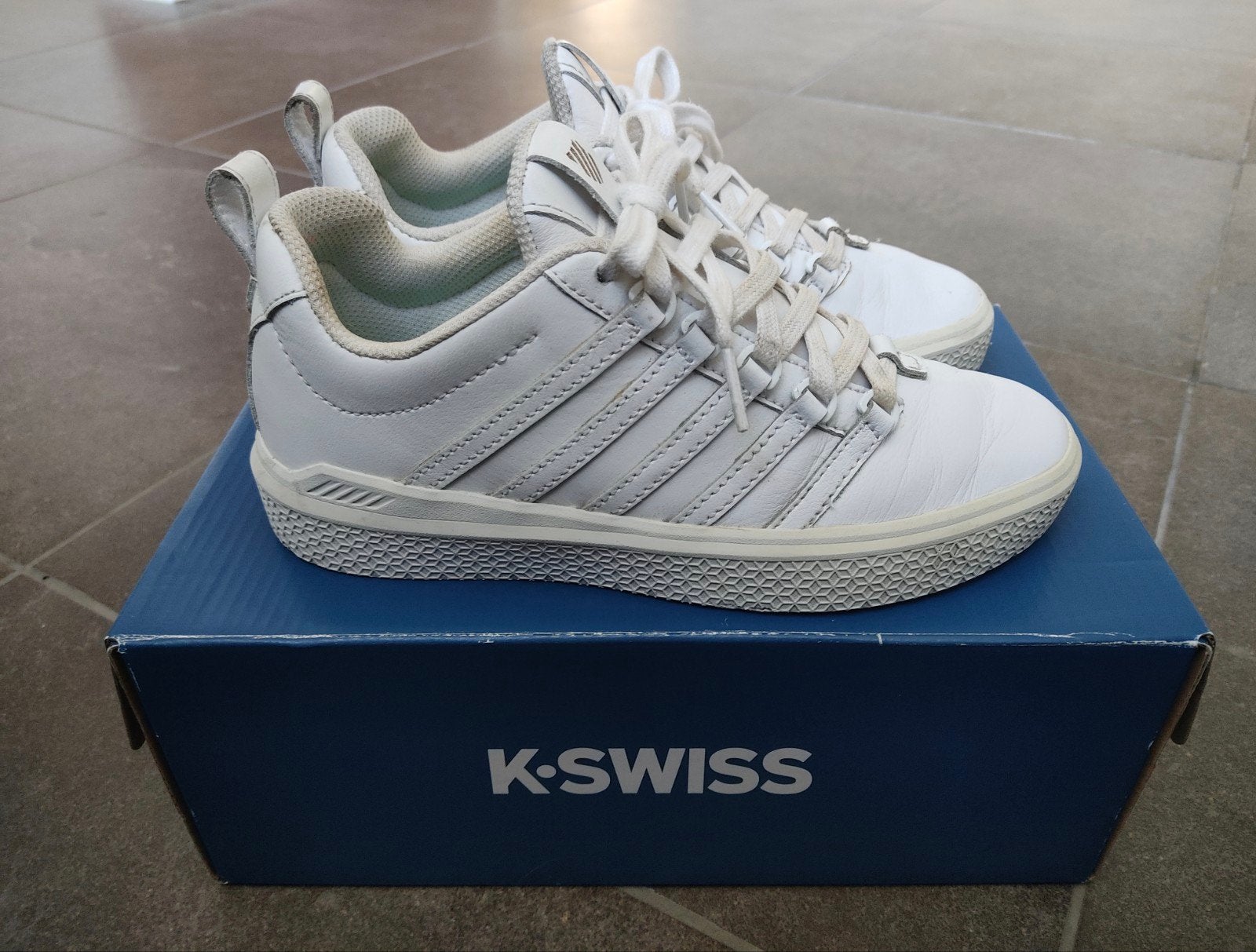 K-swiss - Sneakers schoenen wit - mt 35,5, Verzenden, Wit, K-swiss, Sneakers of Gympen