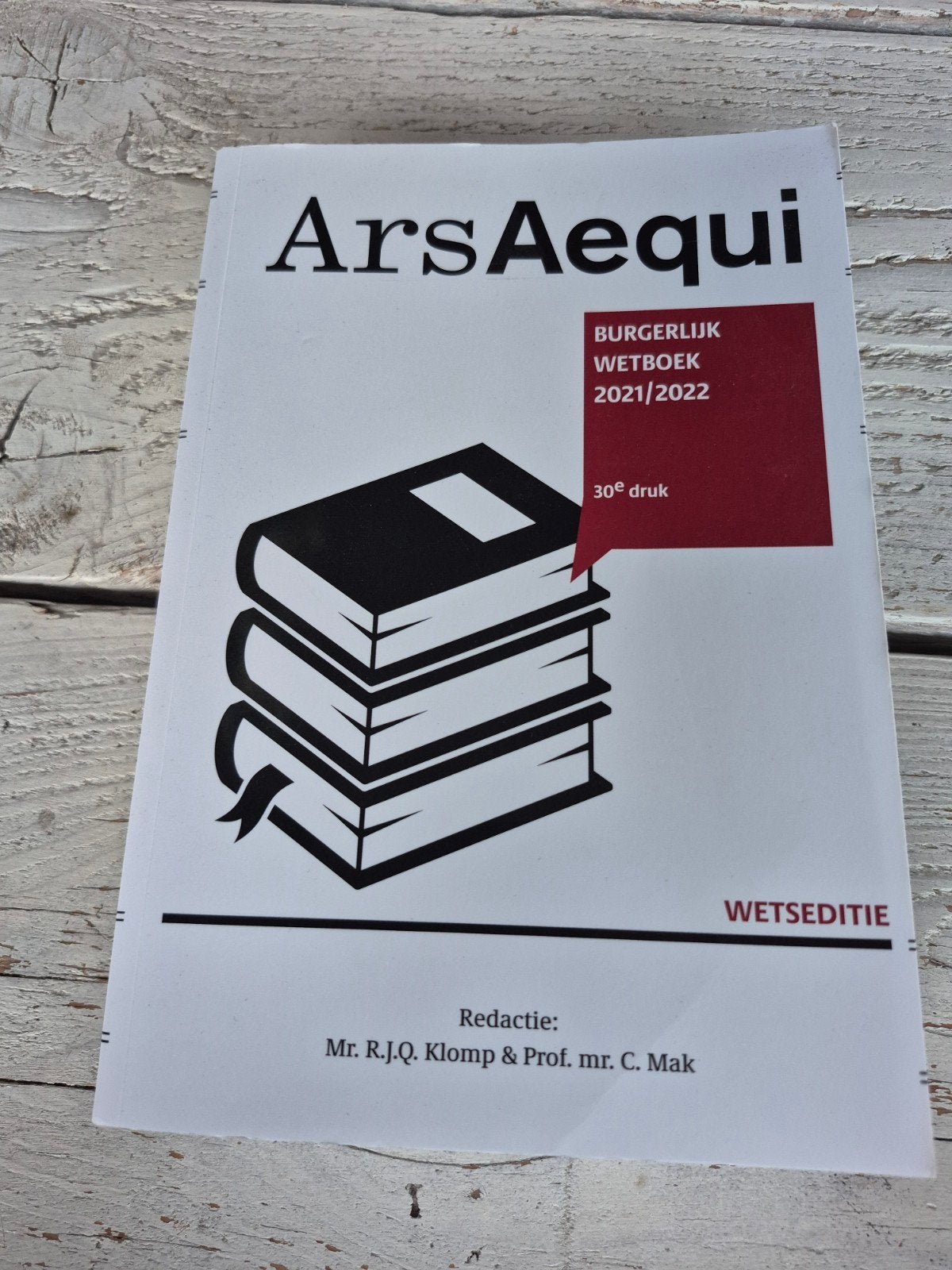 Burgerlijk wetboek 2021-2022, Ophalen of Verzenden, Zo goed als nieuw