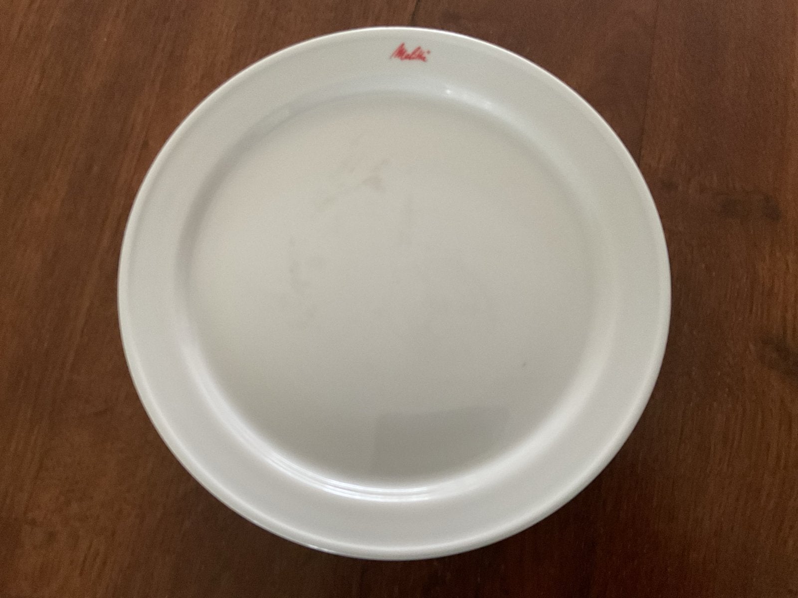 Melitta bord van Walküre, wit, 24cm doorsnee, Ophalen of Verzenden