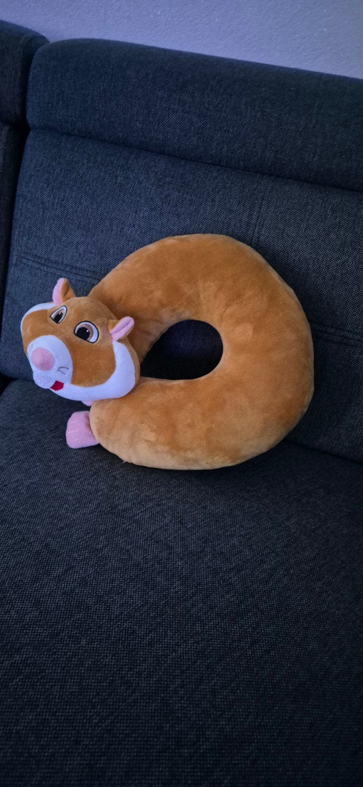 Neksteun Hamster Reiskussen - Zacht en Comfortabel, Kinderen en Baby's, Speelgoed | Knuffels en Pluche, Hamster, Ophalen of Verzenden