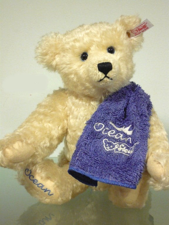 Steiff 660801 OCEAN TEDDYBEER HOLLAND WIT MOHAIR 2002, Ophalen of Verzenden, Nieuw, Stoffen beer, Steiff
