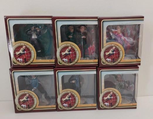 Kuifje / Tintin - Set van 6 beeldjes, Verzamelen, Ophalen of Verzenden, Kuifje, Zo goed als nieuw, Beeldje of Figuurtje