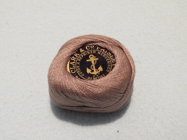 Vintage dun garen coton à repriser Clark & Co Paisley NIEUW, Ophalen of Verzenden, Nieuw, Handborduren, Borduurgaren of Zijde