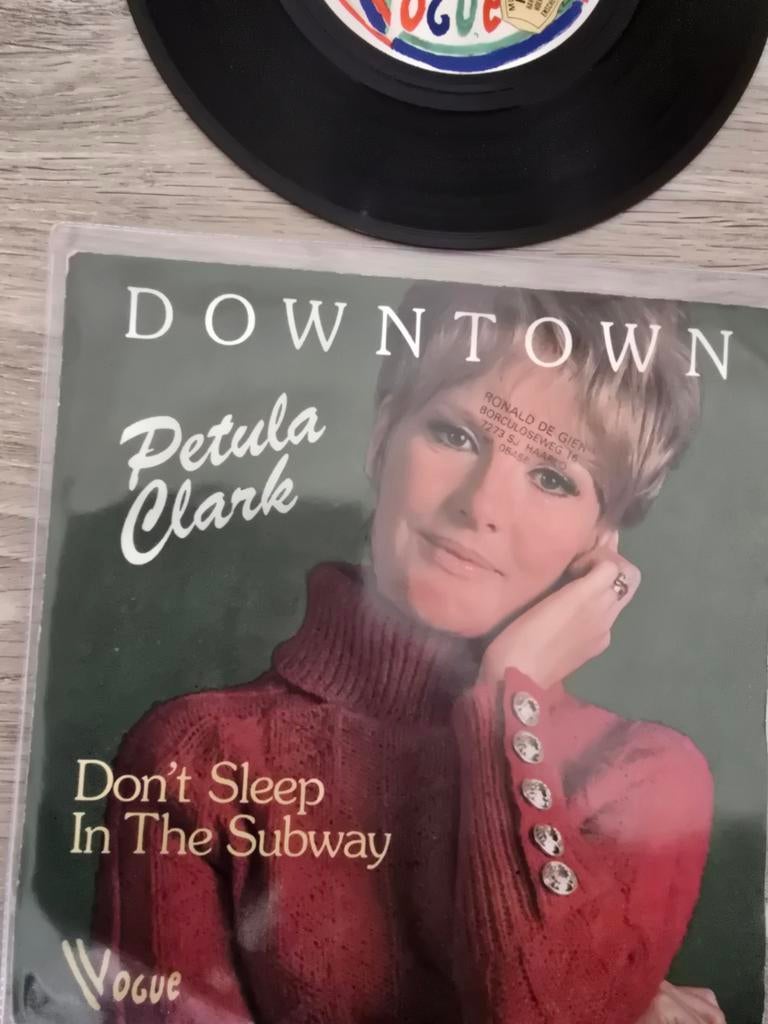 Petula Clark/ downtown, Ophalen of Verzenden, Gebruikt, Overige formaten