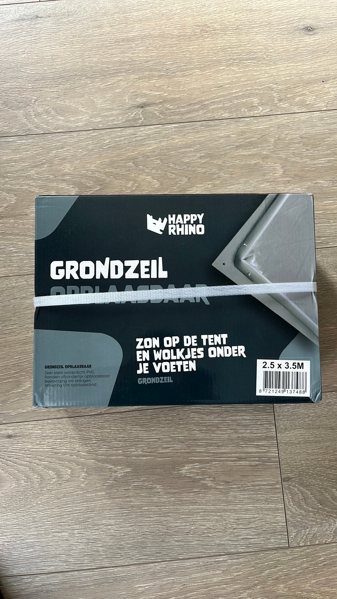 Grondzeil met opblaasrand 2,5m x 3,5m, Ophalen of Verzenden, Nieuw