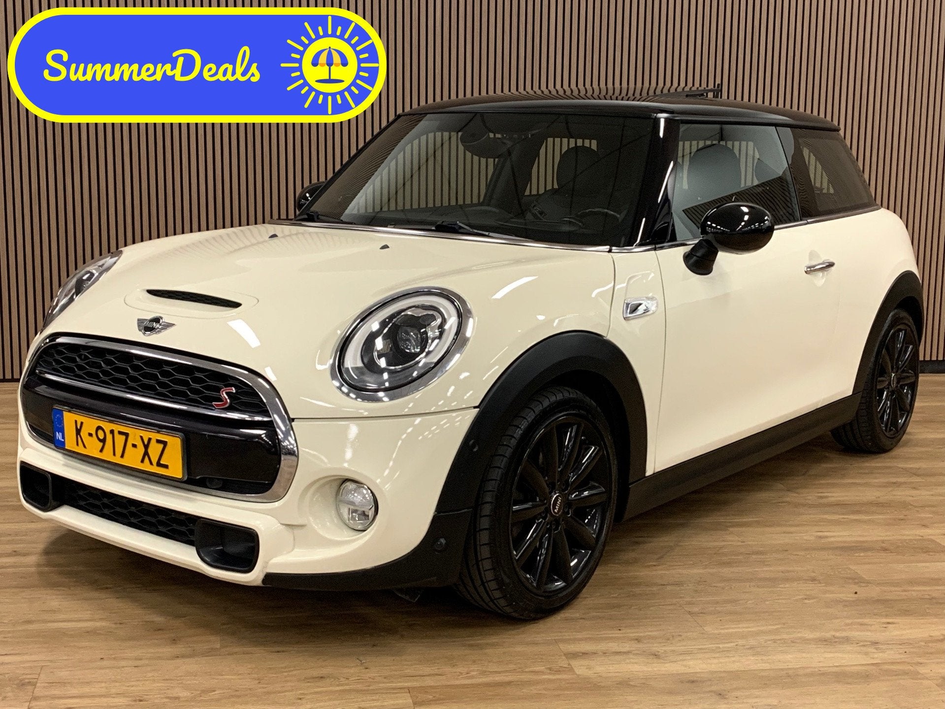 Mini Mini 2.0 Cooper S Chili Serious Business|Automaat|Opend, Auto's, Mini, 1998 cc, Gebruikt, 4 stoelen, Leder