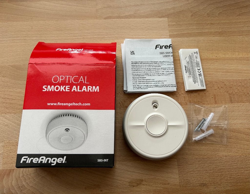 FireAngel rookmelder nieuw, Detector, Sensor of Melder, Nieuw, Ophalen of Verzenden, Rook