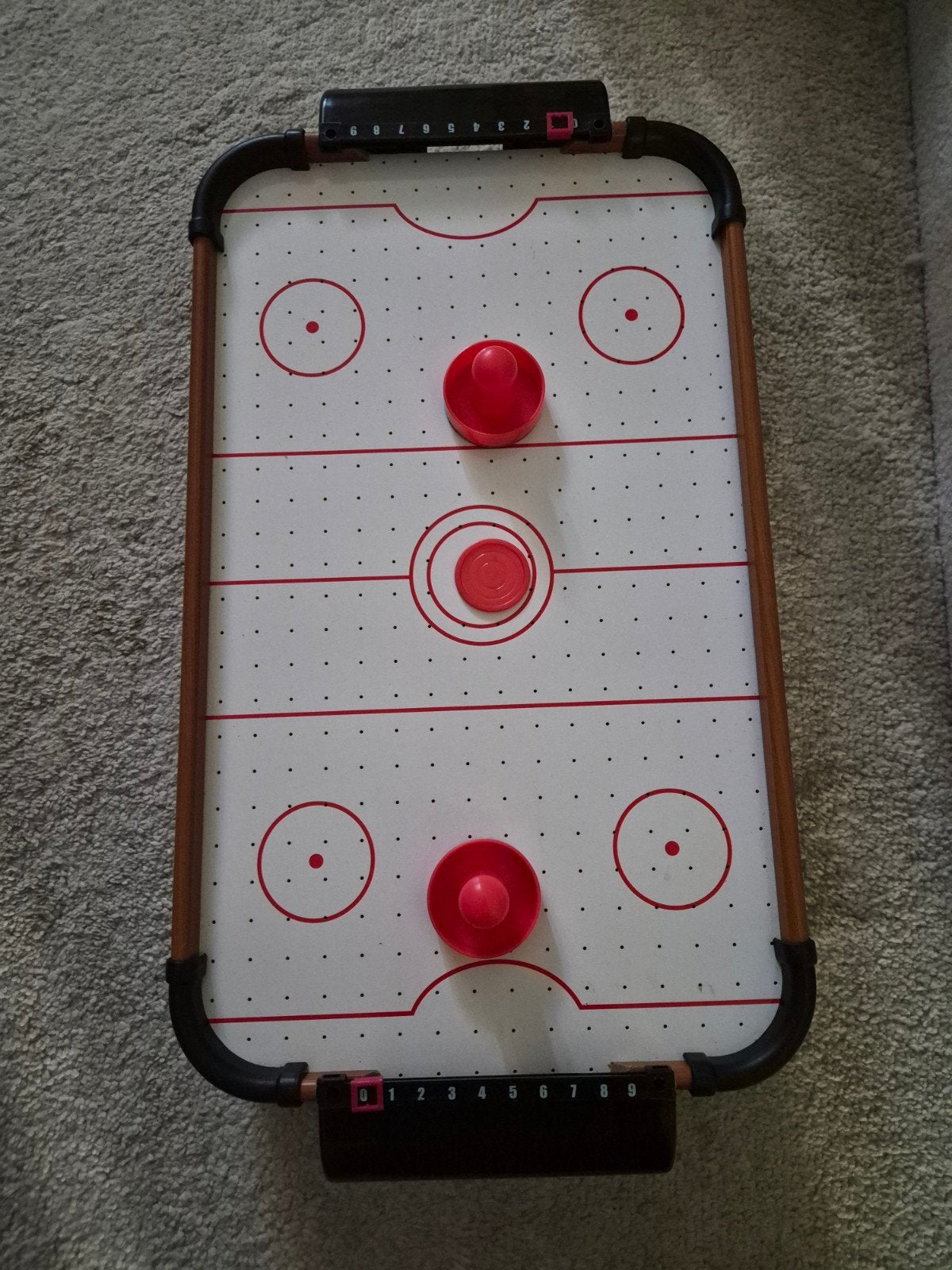 Tafel Airhockey Spel, Een of twee spelers, Ophalen, Gebruikt, Reisspel