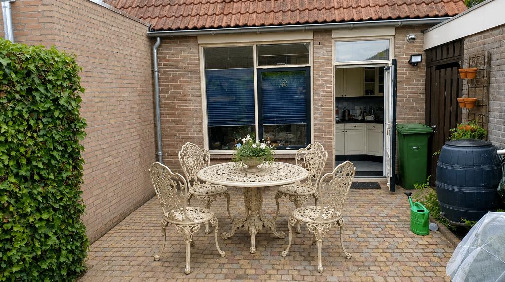 Tuinset Brocante, Gebruikt, Eettafel, Ophalen of Verzenden, Tuinset