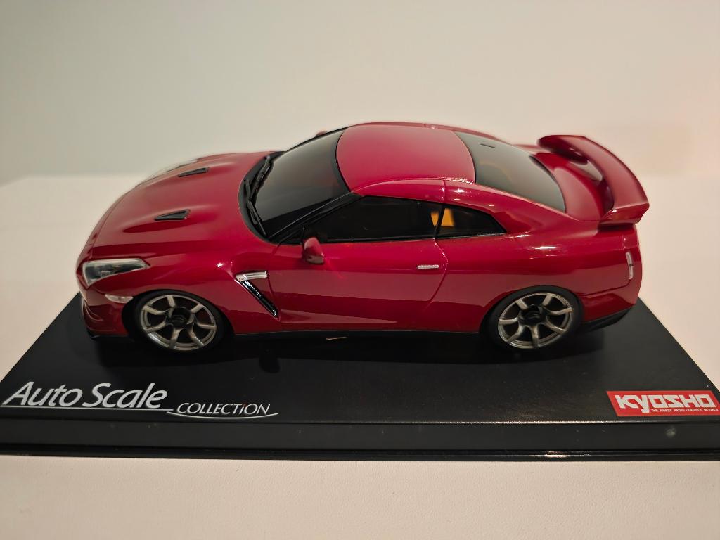Kyosho Nissan GT-R R35 Mini-Z ASC – Vintage Body only, Ophalen of Verzenden, Nieuw, Auto onroad
