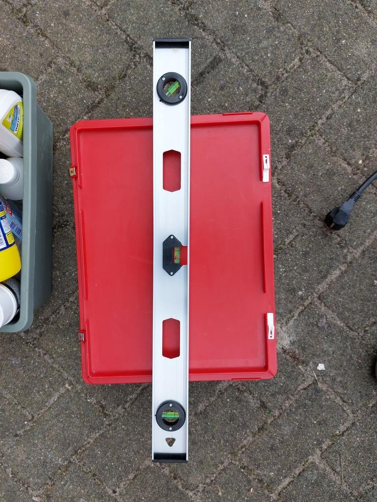 Lichtgewicht aluminium waterpas, Caravans en Kamperen, Ophalen, Gebruikt