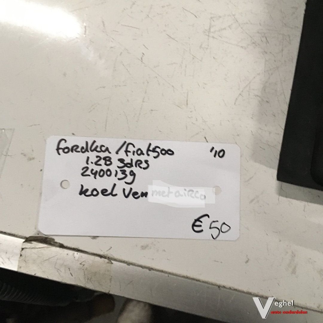 Ford Ka Fiat 500 1.2 B 3drs 2010  Koelvin met motor, Gebruikt, -, -, Ophalen of Verzenden