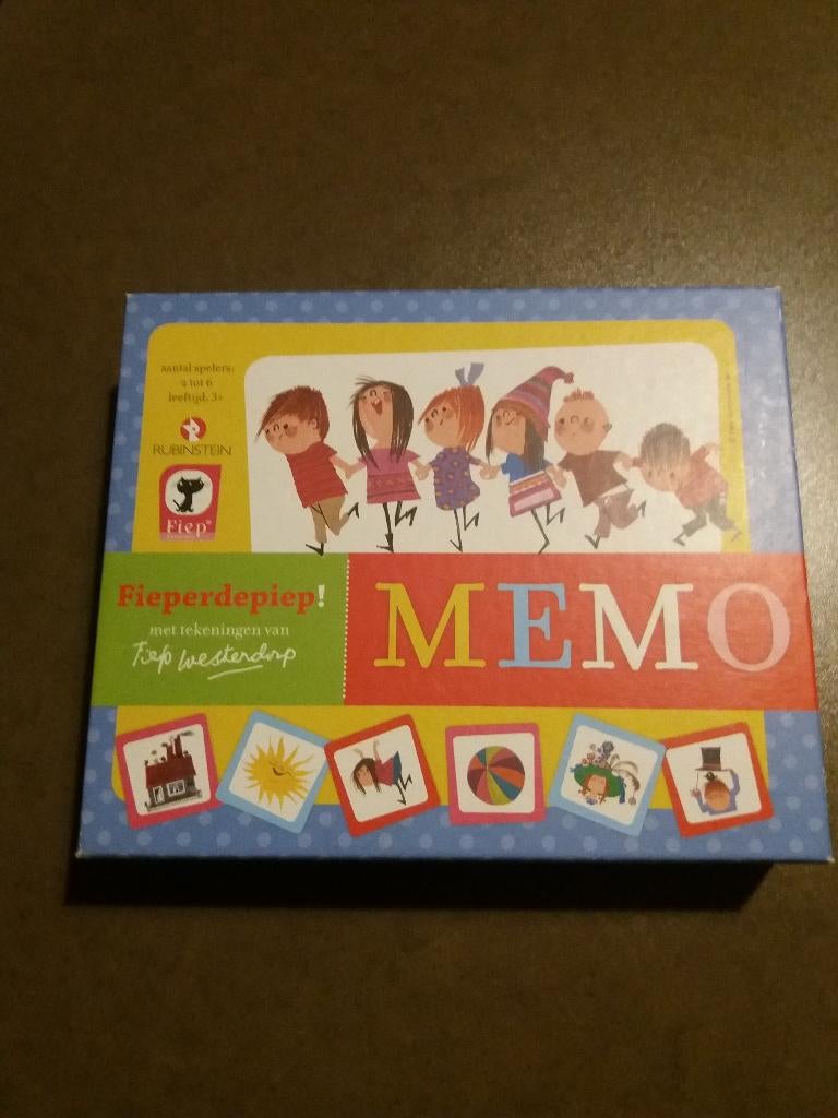 Memory (spel) Fieperdepiep; tekeningen van Fiep Westendorp, Vijf spelers of meer, Ophalen of Verzenden, Zo goed als nieuw