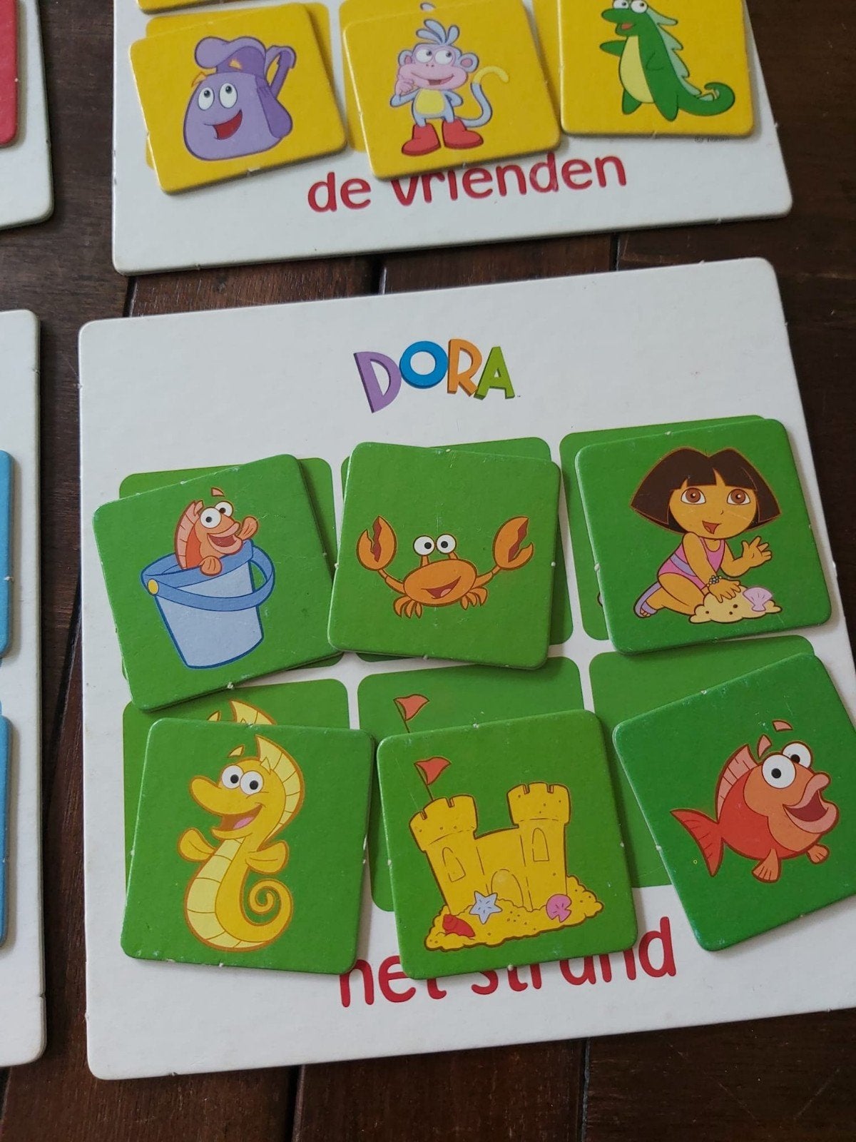 Dora Lotto Spel - Verzamel de Afbeeldingen, Kinderen en Baby's, Ophalen of Verzenden, Zo goed als nieuw, Puzzelen