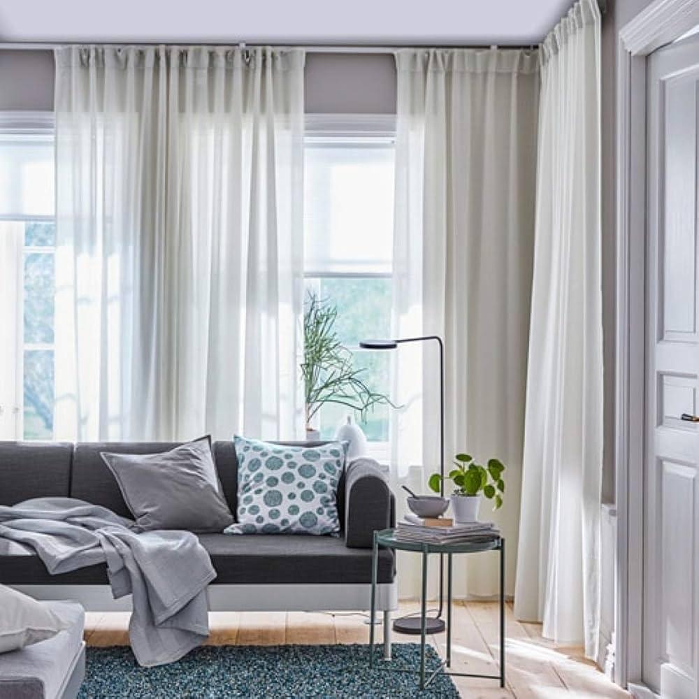 IKEA HILJA Gordijnen - Zo goed als nieuw (set van 2), Huis en Inrichting, Stoffering | Gordijnen en Lamellen, Zo goed als nieuw
