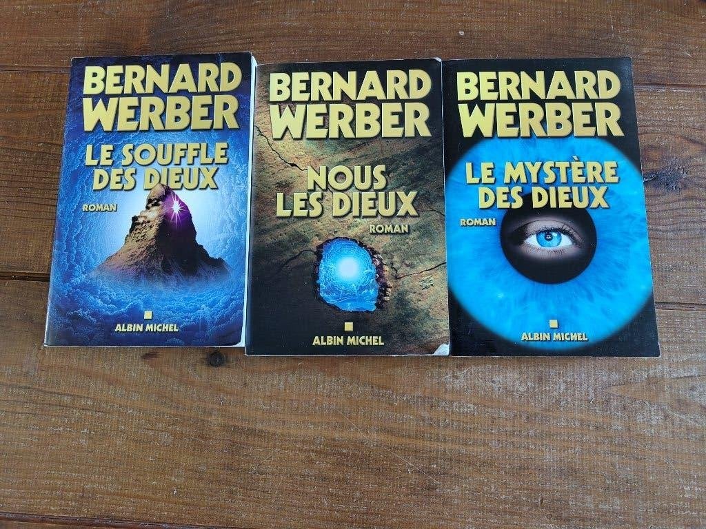 3 livres de Bernard Werber, Le souffle des dieux, etc, Ophalen of Verzenden, Gelezen, Bernard Werber, Fictie