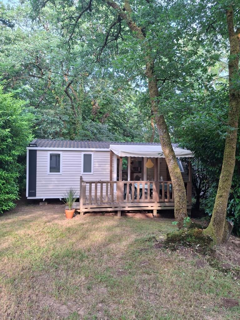 Te huur in Frankrijk 6 pers stacaravan chalet