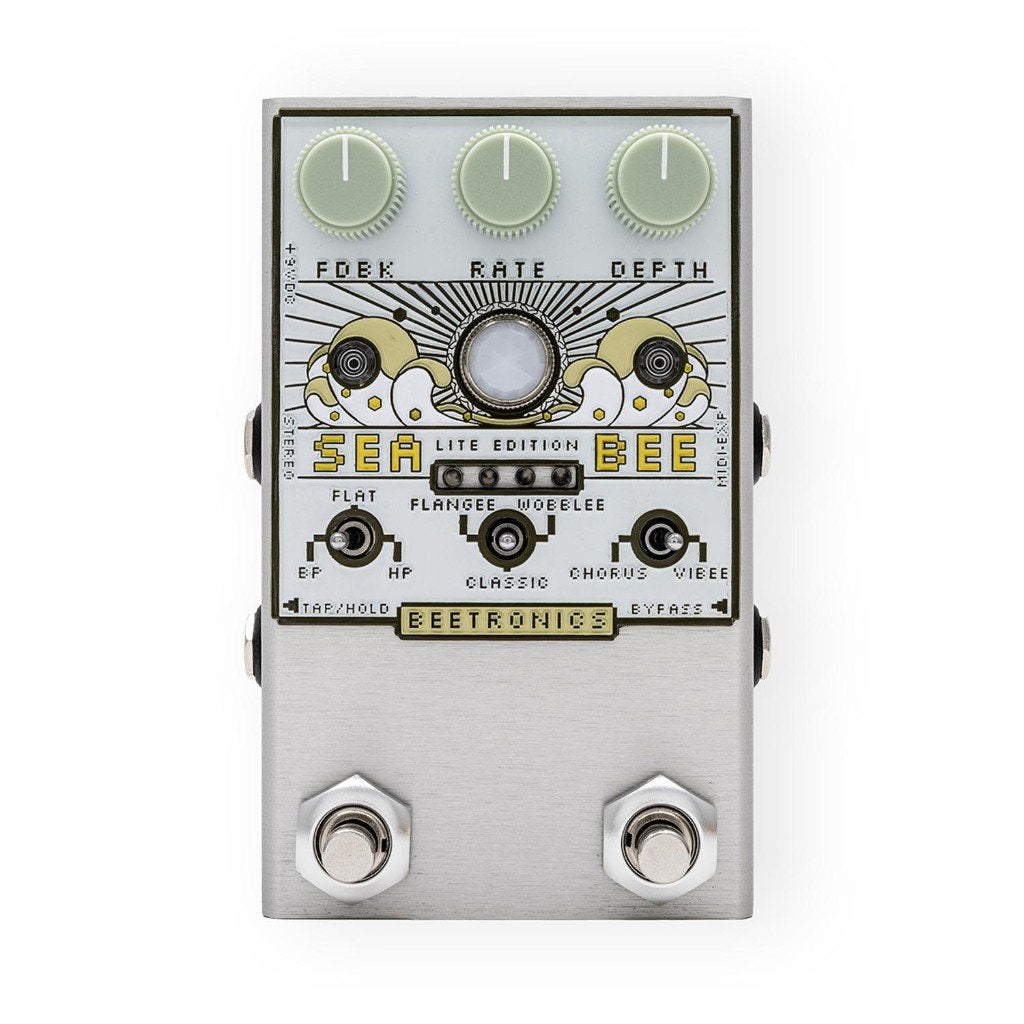 Beetronics Seabee Lite Cream Harmochorus effectpedaal, ., Chorus, Nieuw, Ophalen of Verzenden