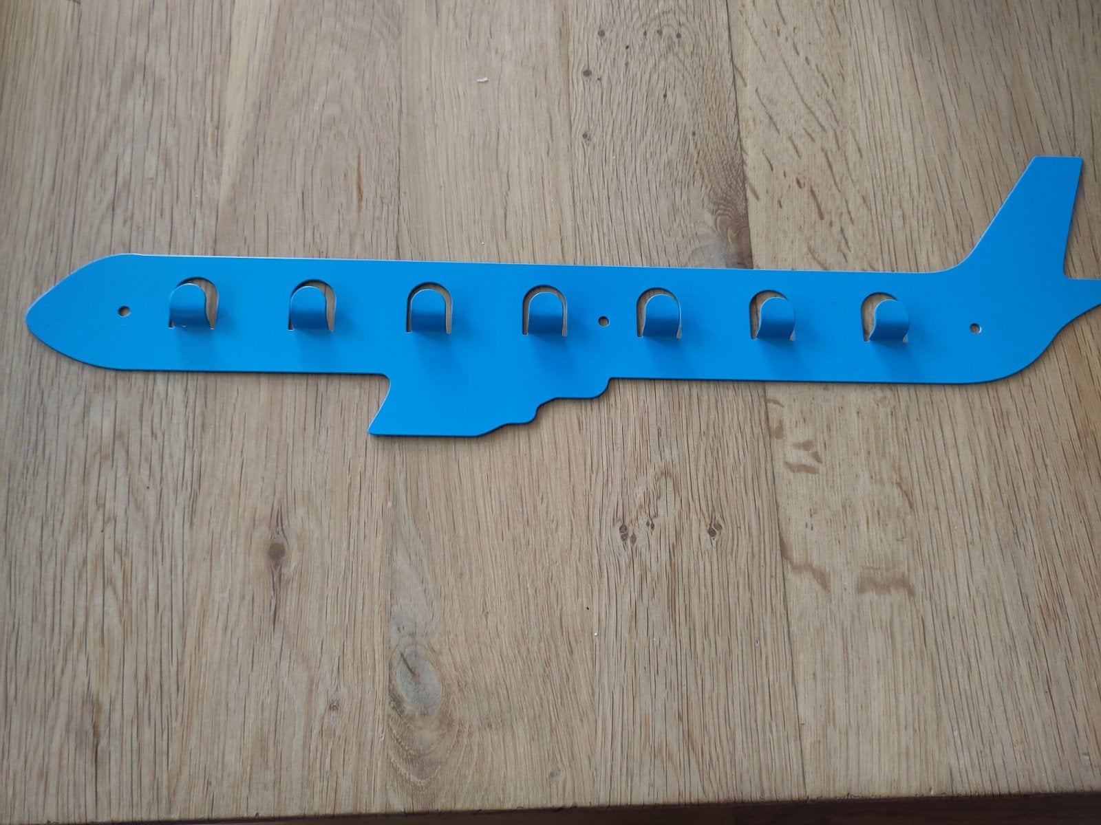 Kinderkapstok Vliegtuig - Blauw (51 cm), Ophalen, Gebruikt, Minder dan 100 cm, Metaal