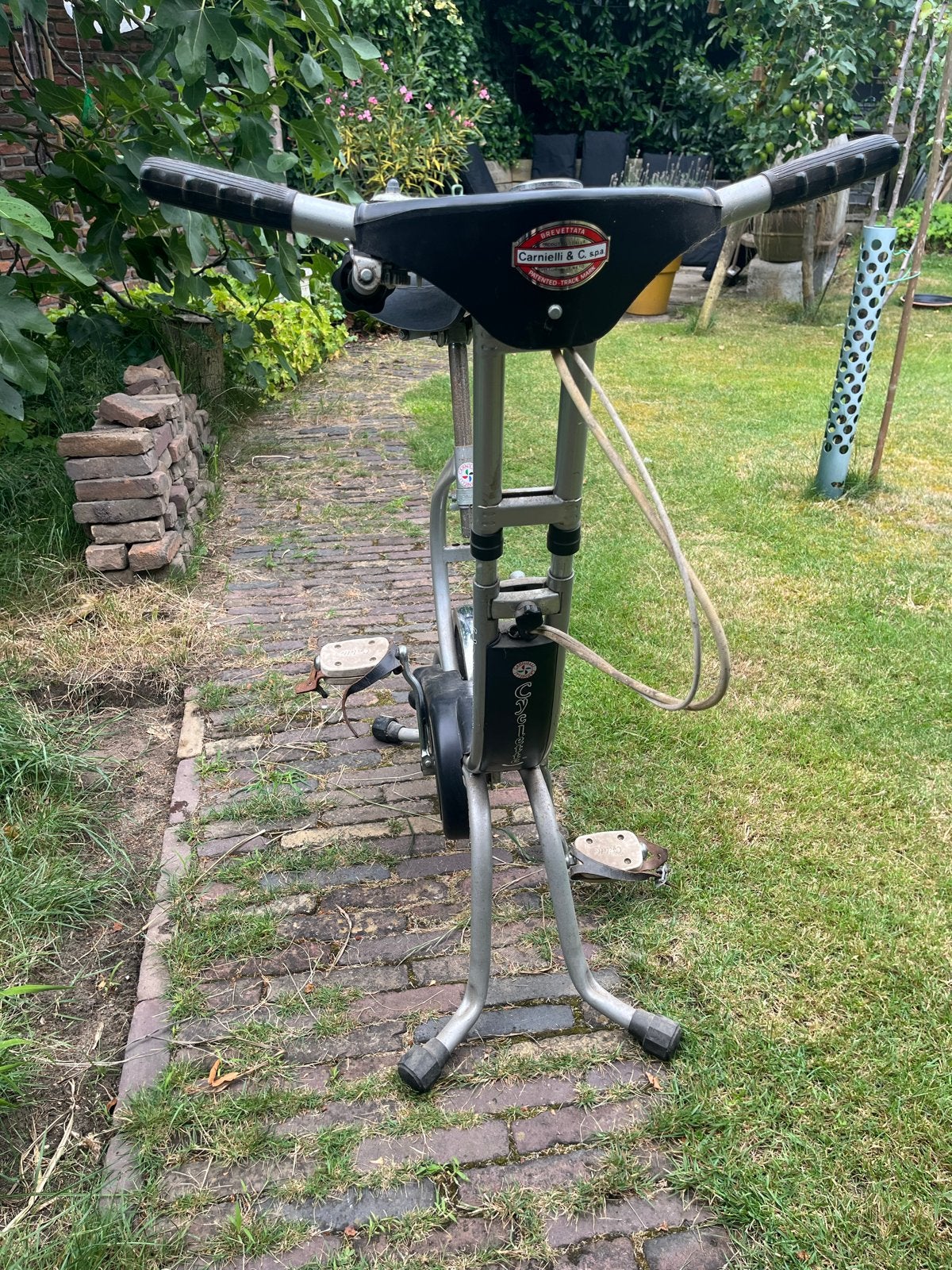 Carnielle & C. Co. Cyclette Hometrainer, Sport en Fitness, Fitnessapparatuur, Ophalen, Gebruikt, Metaal, Benen