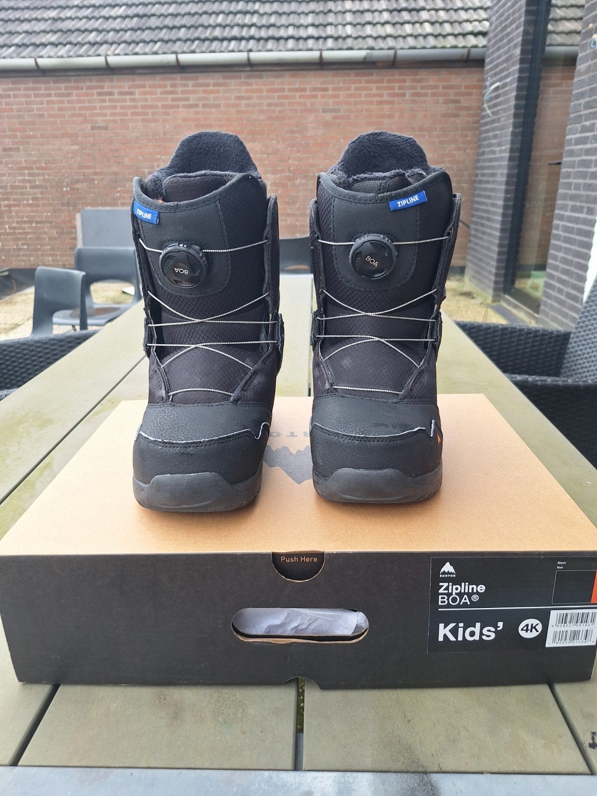 Kinder snowboardschoenen Burton Zipline maat 35/4K, Sport en Fitness, Ophalen, Gebruikt, Schoenen