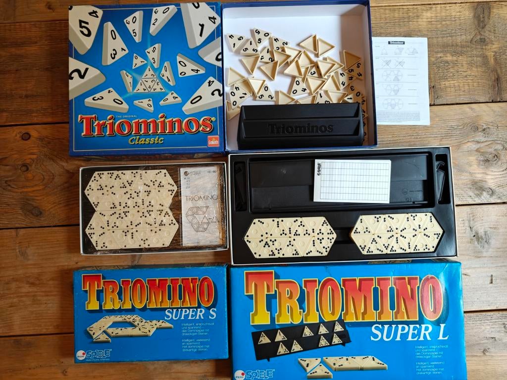 5 X Triominos., Ophalen of Verzenden, Goliath., Goliath., Goliath.