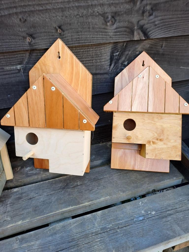 Mooie vogel broedkastjes en kwartel broedhokjes, Dieren en Toebehoren, Ophalen of Verzenden, Zo goed als nieuw, Hout, Vogelkooi