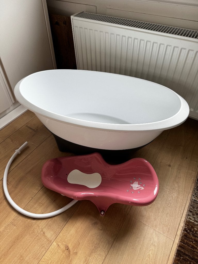 Luma Babybadje + inlegger. Zonder standaard, Gebruikt, Badje, Standaard, Ophalen