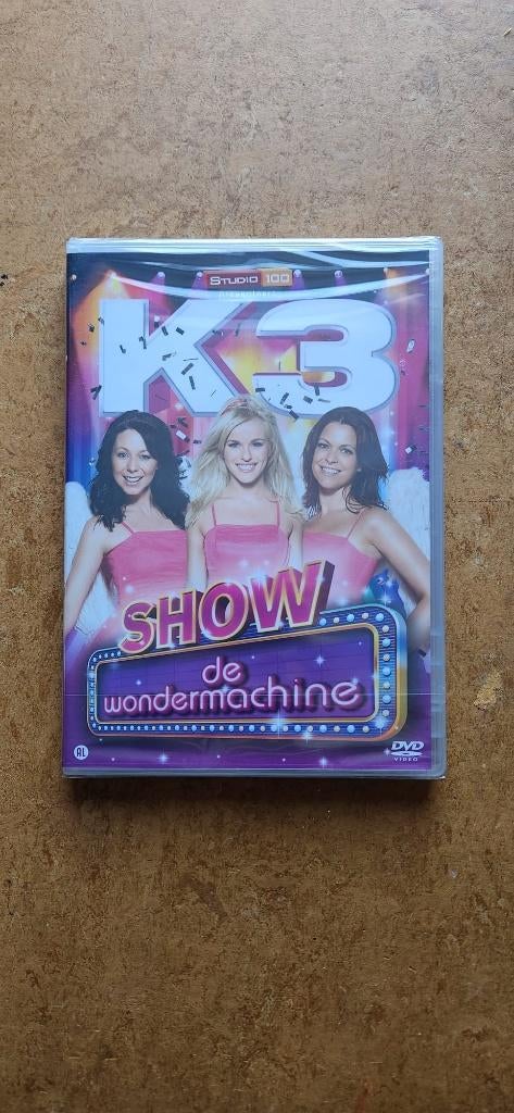 K3 Show De Wondermachine concert DVD, Cd's en Dvd's, Dvd's | Muziek en Concerten, Nieuw in verpakking, Muziek en Concerten, Alle leeftijden
