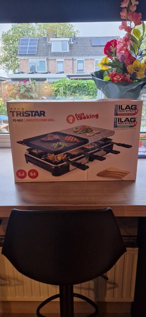 Tristar Raclette Stone Grill PD-9051 - Nieuw in verpakking, Ophalen of Verzenden