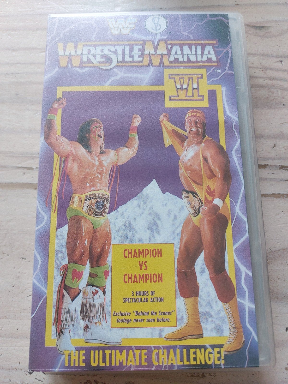 Wwf wrestling wrestlemania 6 videoband, Alle leeftijden, Ophalen of Verzenden, Gebruikt