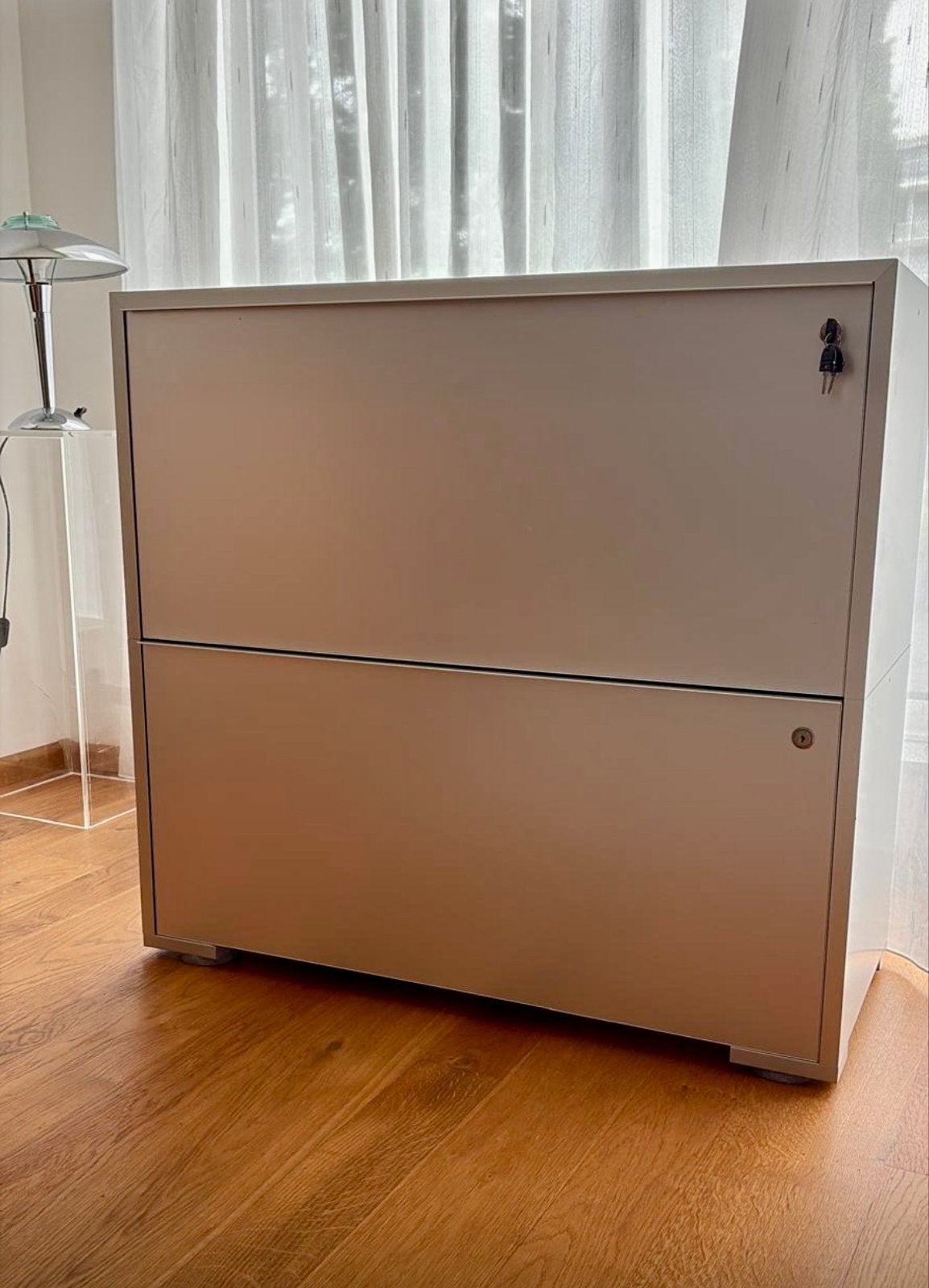 MDF Italia Minimalistische Kast met Aluminium Afwerking, Ophalen of Verzenden, Gebruikt