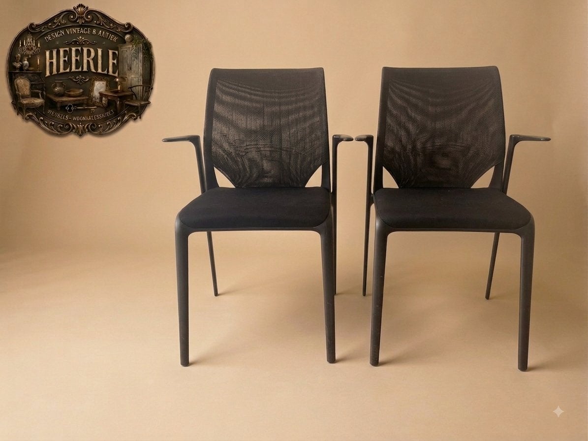 Vitra .04 Dutch Design Stoelen | Maarten Van Severen, Ophalen, Twee, Zwart, Zo goed als nieuw