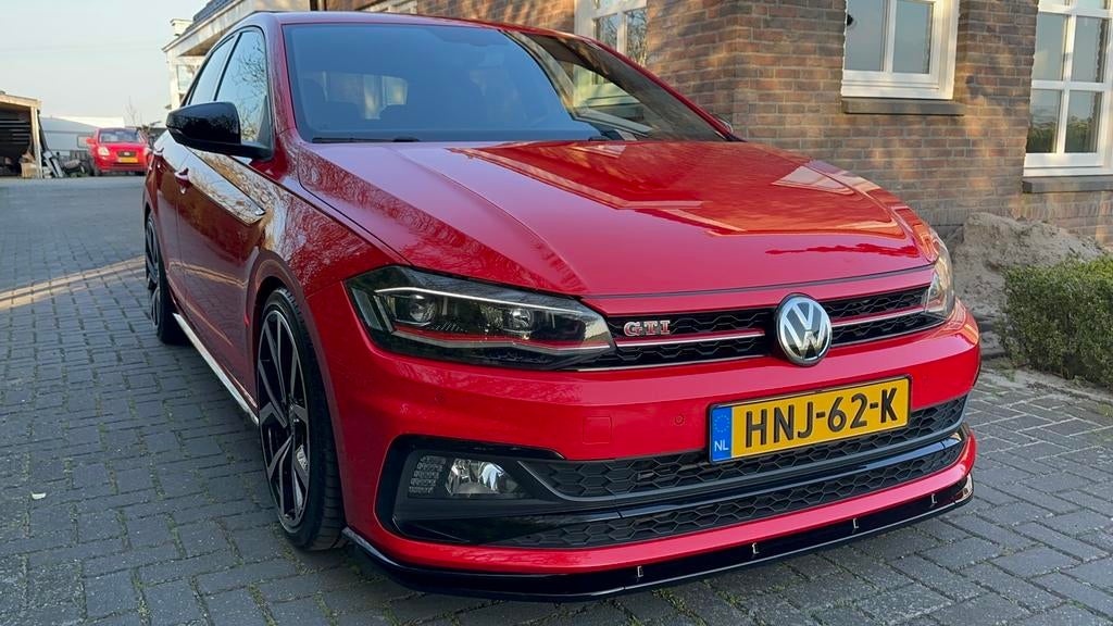 Volkswagen Polo 2.0 TSI GTI 2019, Auto's, Stof, Zwart, 4 cilinders, 1984 cc