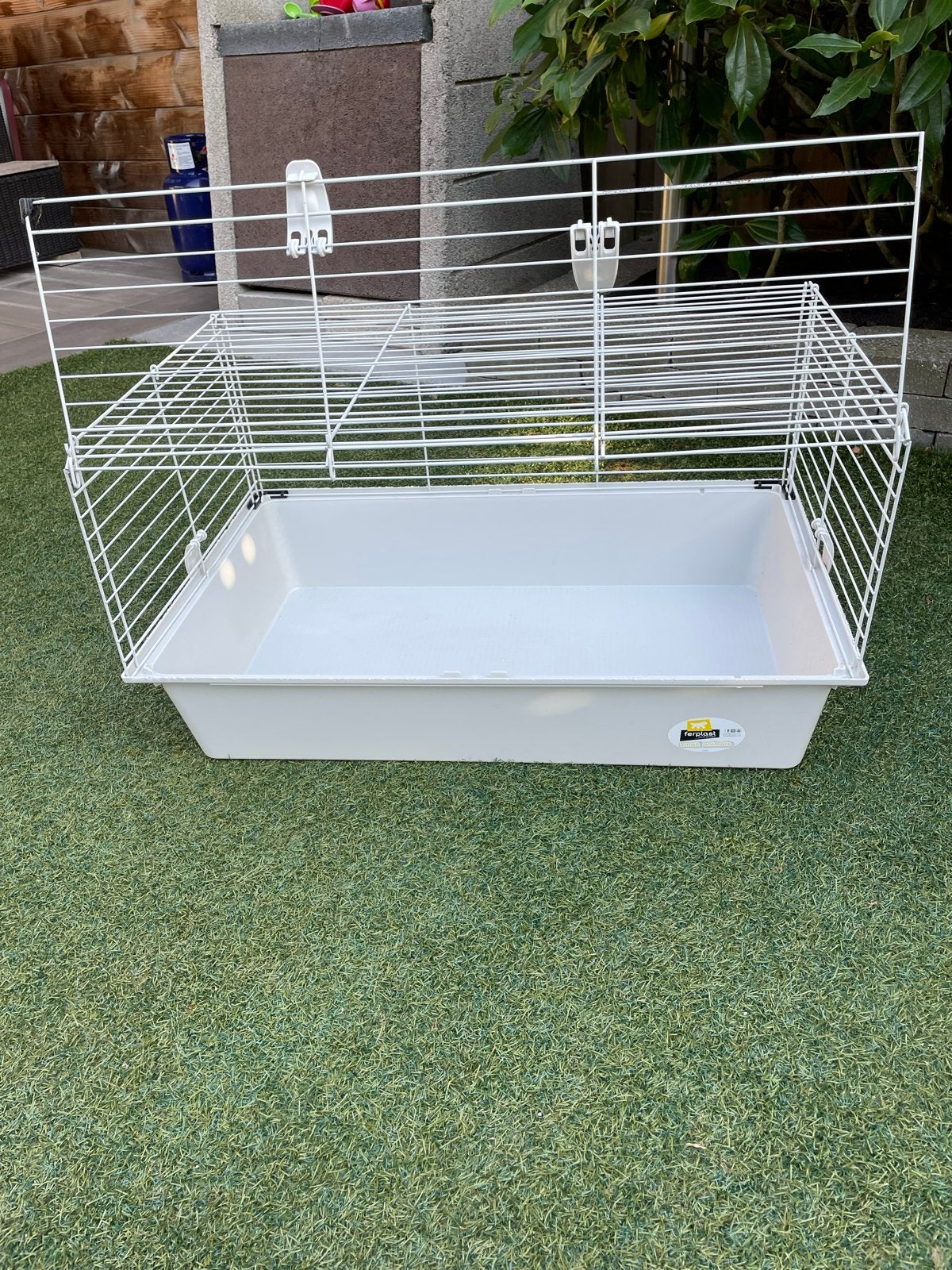 Wit konijnen/cavia kooi, Kooi, 75 tot 110 cm, Cavia, Ophalen