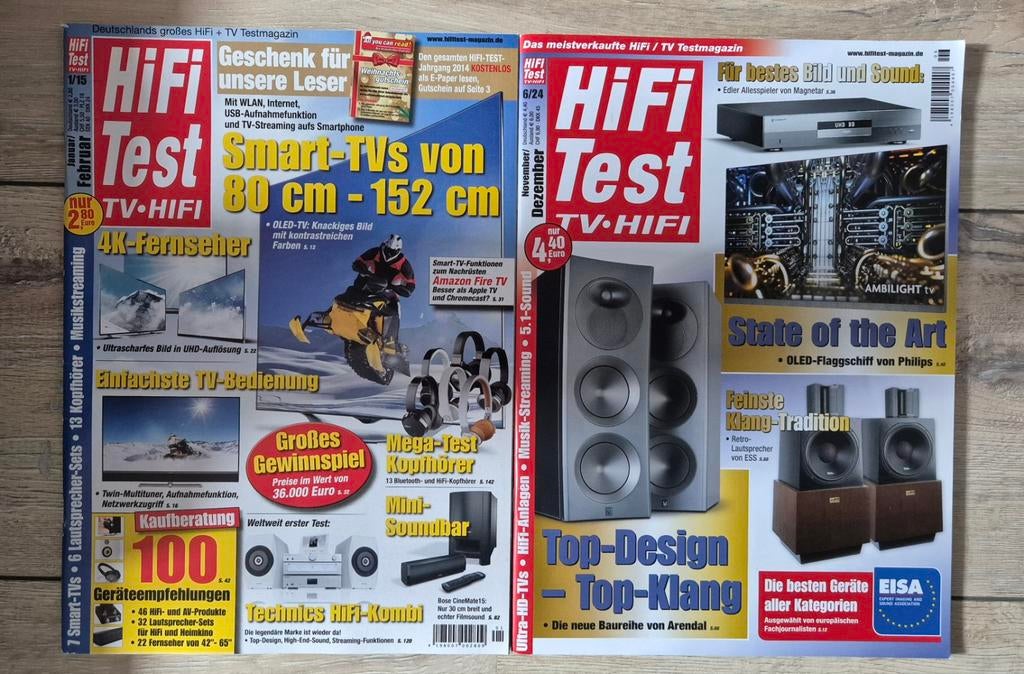 HifiTest Jaargangen 2015-2024 - Voor de liefhebber., Ophalen of Verzenden, Zo goed als nieuw