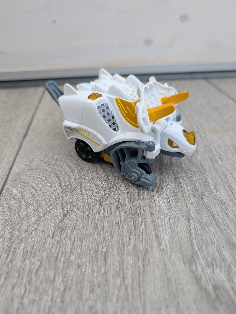 Vtech switch & go turbo twister triceratops - roll & race, Ophalen of Verzenden, Gebruikt, 2 tot 4 jaar