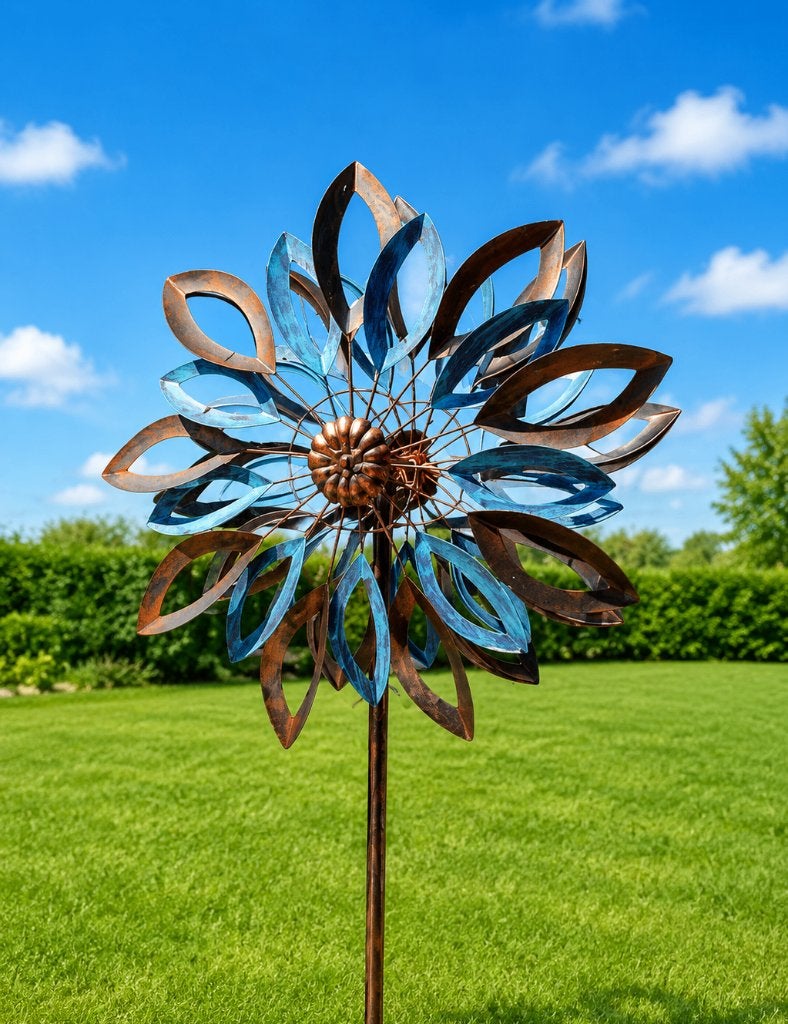 WINDMOLEN / BLAUWE STER, Nieuw, Info@huisentuindecoratiemarie.nl, Huis en tuin decoratie marie, Peize