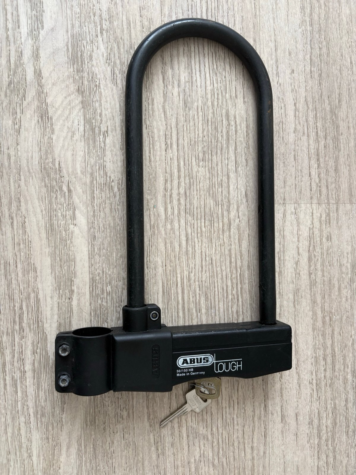Zwaar ABUS Tough Fietsslot Kettingslot Beugelslot 2 Sleutels, Ophalen of Verzenden, Gebruikt, Beugelslot