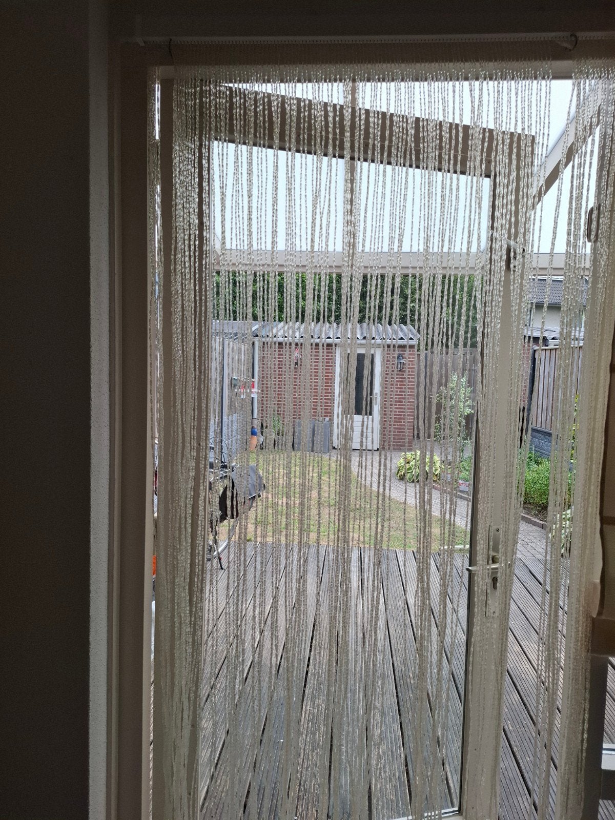 als nieuw horgordijn/vliegengordijn, Ophalen, 100 cm, Kunststof, 200 cm