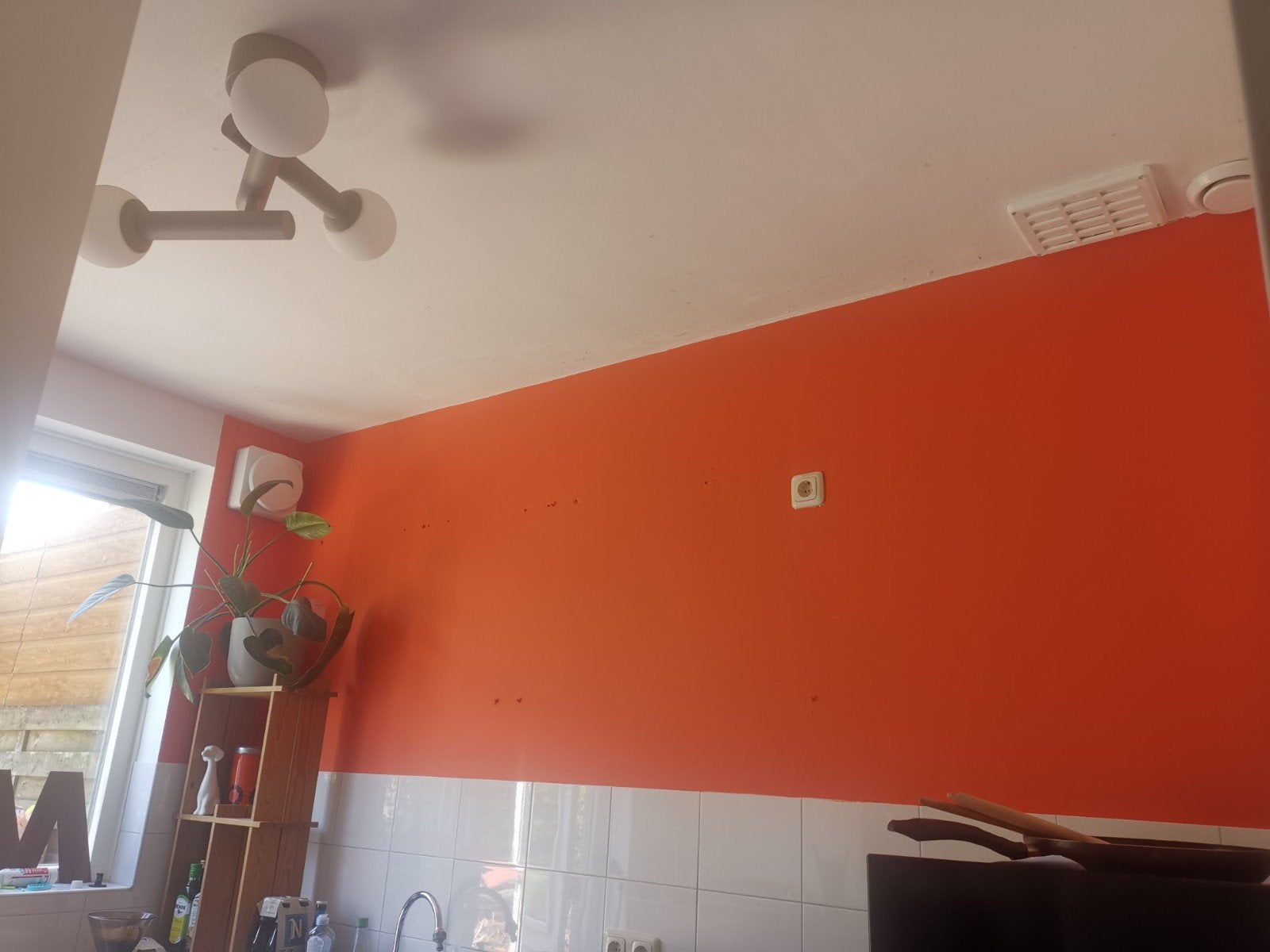 Flexa easycare keuken muurverf 100% pompoen, Ophalen, Nieuw, Oranje, Verf