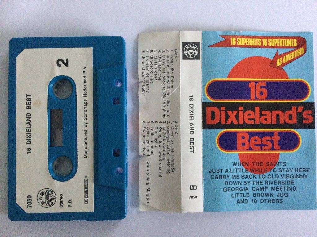 16 Dixieland's Best MC, Gebruikt, Overige genres, 1 bandje, Ophalen of Verzenden