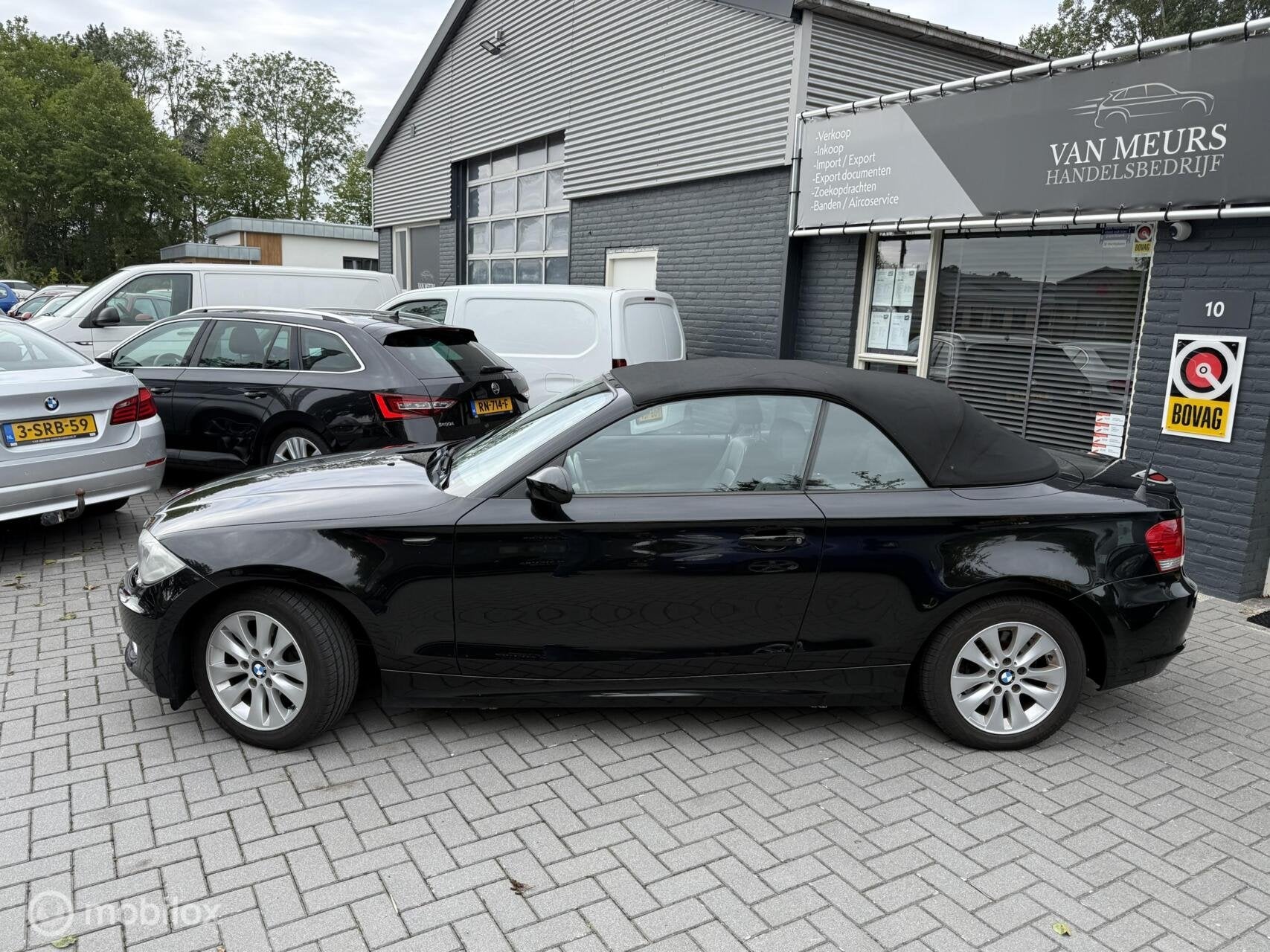 BMW 1-serie Cabrio 118i, Airco, Leder, pdc, stoelverwarming,, 1-Serie, Euro 5, Zwart, Cabriolet