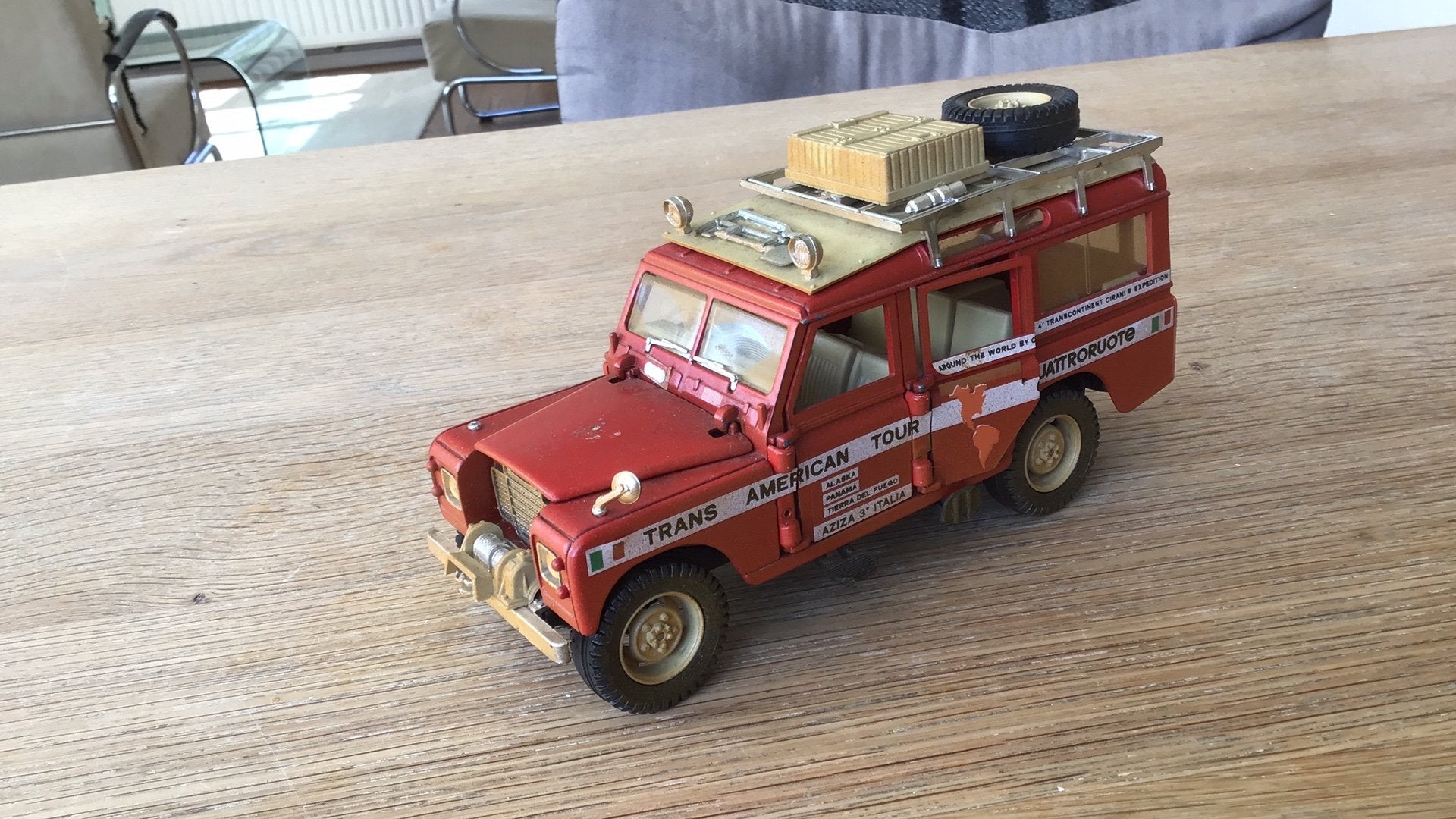 Landrover series III LWB 109, Polistil Italie, Ophalen of Verzenden, Zo goed als nieuw, Overige merken