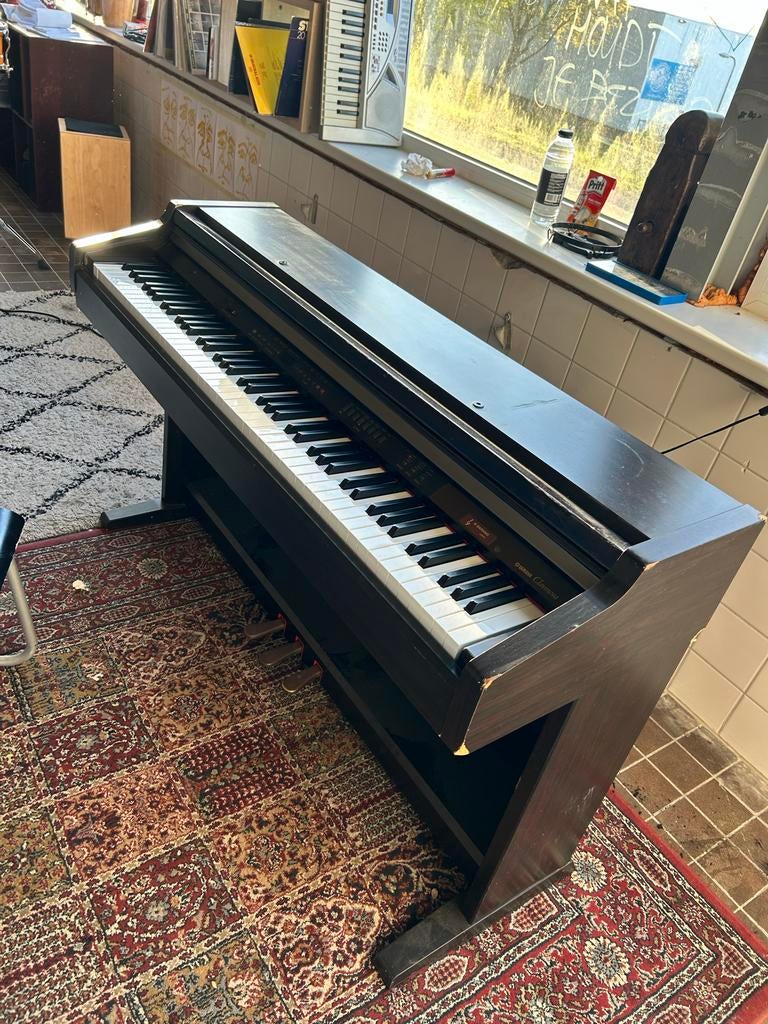 Yamaha Clavinova, Muziek en Instrumenten, Piano's, Ophalen, Gebruikt, Zwart