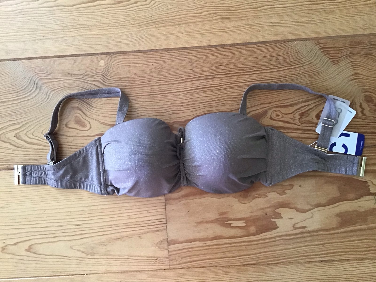 Cyell Bikini Top Padded Wired Sunset Sparkle 42F, Kleding | Dames, Badmode en Zwemkleding, Ophalen of Verzenden, Nieuw, Bruin