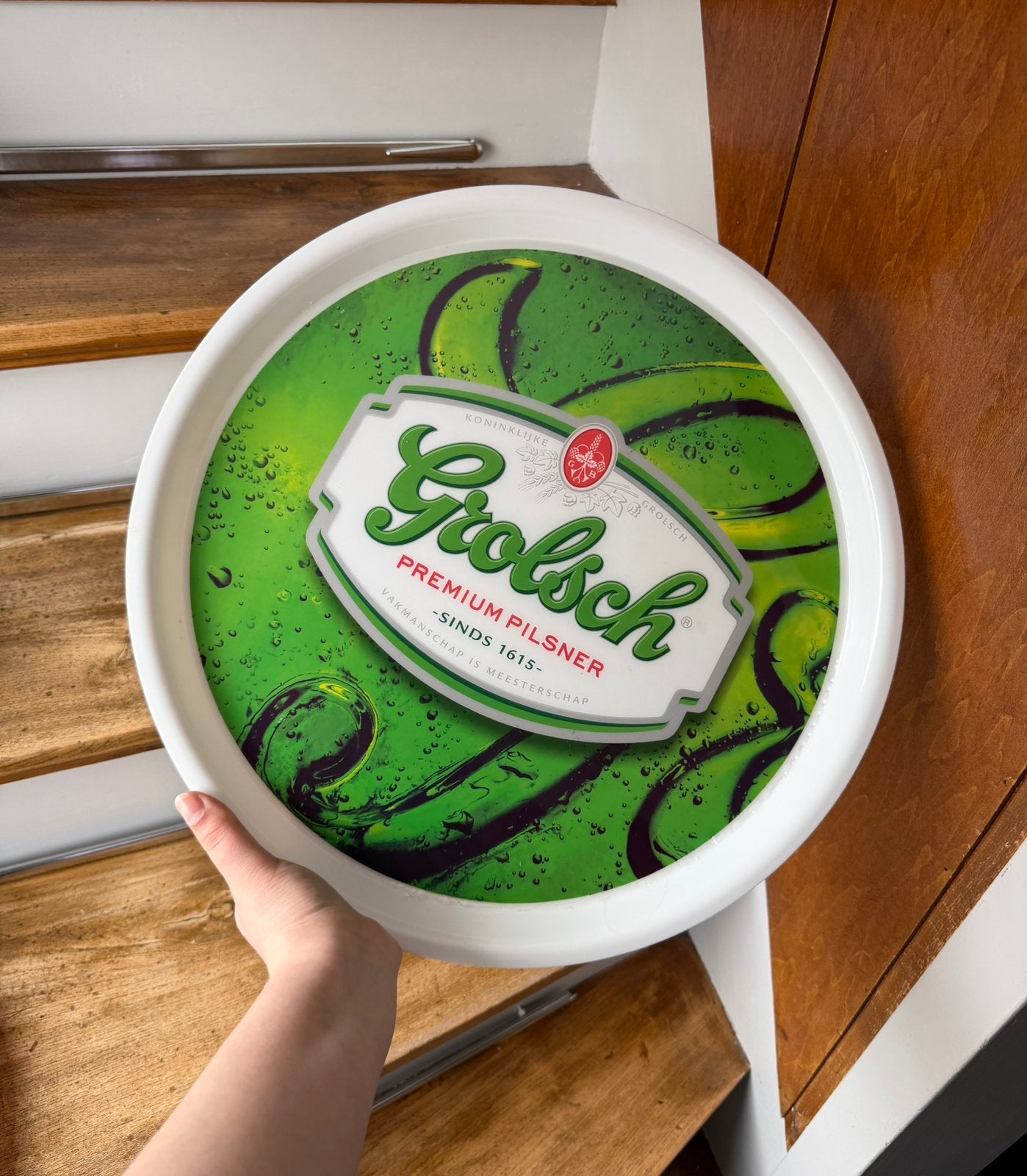 Grolsch dienblad, Ophalen of Verzenden, Zo goed als nieuw, Overige typen, Grolsch