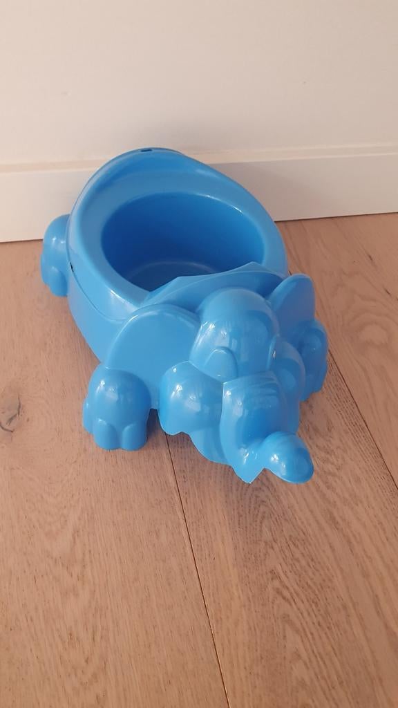 Blauw olifant peuter wc potje, Ophalen of Verzenden, Gebruikt